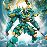 SLUBAN M38-B1235 Classic of Mountains and Seas Mecha Blue Dragon