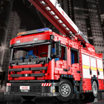 HAPPY BUILD YC-23004 Fire Ladder Sprinkler Truck With Motor