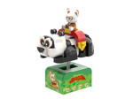 PANTASY 86513 Kung Fu Panda Master Raccoon Cart