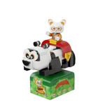 PANTASY 86513 Kung Fu Panda Master Raccoon Cart