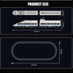 Mould King 12021 World Railway CRH380A High-speed Train