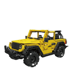 MouldKing 15058 Wrangler PullBack Car