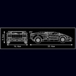 MouldKing 13194 Lamborghini Countach With Motor