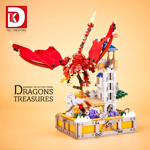 DK 7031 Dragon and Treasure Guarding the Witch Tower