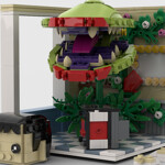 MOC-125143 Little Shop Of Horrors Mushnik's Shop Diorama Audrey II Seymour Audrey Orin Mr Mushnik