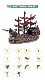 MOC-165091 Pirate Ship The Ruined King