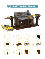 MOC-123307 Evil Dead Knowby Cabin Olds Delta 88