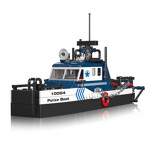 MouldKing 10084 Police Boat