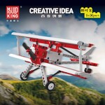 MouldKing 24049 Red Biplane