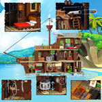 MOC-89103 Pirate Ship Set