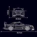 MouldKing 10113 Nissan Skyline GTR R34