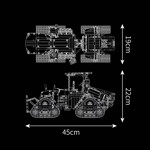 MouldKing 18020S Pneumatic Crawler Tractor With Motor