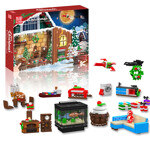 Mould King 10165 Christmas Countdown Calendar Blind Box Poke Fun