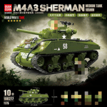 Quan Guan 100277 M4A3 Sherman Medium Tank 105MM