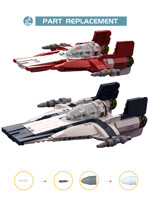 MOC-29126 Star Wars A wing