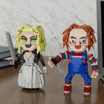 MOC-89058 Chucky and Tiffany Bride