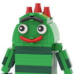 MOC-89057 Yo Gabba Gabba Brobee Plex Toodee Foofa Muno