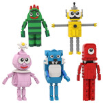 MOC-89057 Yo Gabba Gabba Brobee Plex Toodee Foofa Muno