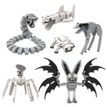 MOC-89047 Zoonomaly Turtle Snake Shark Spider Horse Bat