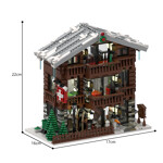 MOC-91029 Winter Architecture Alpine Lodge