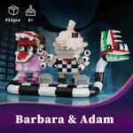 MOC-89024 Beetlejuice Barbara Maitland and Adam Maitland Sandworm