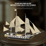 Reobrix 66048 Endeavour Sailing Ship