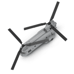 MOC-25924 CH-46 Sea Knight Military Model Building Blocks Set