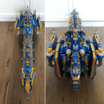 MOC-160650 Macragge’s Honou Spaceship Sci-Fi Model