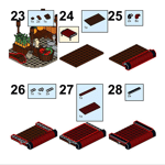MOC-78754 Medieval Food Vendor
