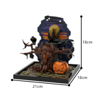GOBRICKS MOC 198223 Halloween Tree & Pumpkin