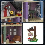 GOBRICKS MOC A1734 Ghost Mama - Pink Palace Apartment