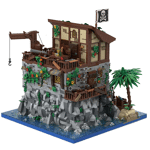 MOC-105796 Medieval Pirate Skull Island