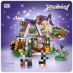 LOZ 1233 Halloween Fantasy Hut