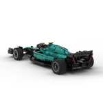 MOC-158977 1/8 Scale AMR23 Car&Electric Plating Exterior Racing Car Building Blocks