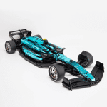 MOC-158977 1/8 Scale AMR23 Car&Electric Plating Exterior Racing Car Building Blocks