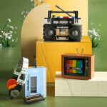 JAKI 8210 1970S Color Television