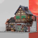 MOC-93518 Modular Medieval French House