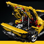 Custom 43143 Yellow Ferrari Sports Car