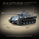 QUANGUAN 100246 Panther Ausfuhrung G Sd.Kfz.171 Tank