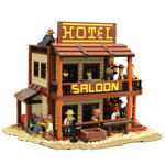 MOC-51332 Old West Saloon Hotel