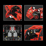 Mould King 13095 Motor Ferrari F40 LM Sports Car