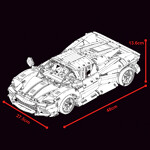 TAIGAOLE T5032 Ferrari Daytona SP3 Sports Car With Motor