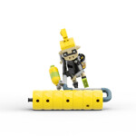 MOC-89375 Splatoon 3 Inklings Yellow