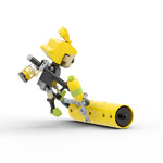 MOC-89375 Splatoon 3 Inklings Yellow