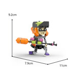 MOC-89373 Splatoon 3 Inklings Orange