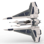 MOC-143184 Mandalorian Starfighter Kom'rk-class Fighter