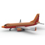 MOC-126519 737 - Desert Gold Large Jetliner