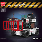 Mould King 17029 Motor White Container Truck