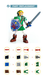 MOC-90299 Zelda Hero of Time Link