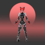 MOC-89333 Robot Cat Girl Mobile Suit